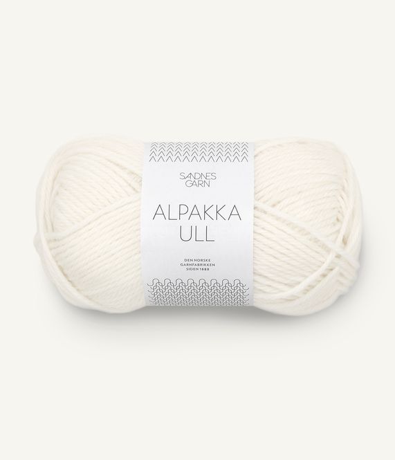 Hovedbilde Alpakka Ull 1002 White
